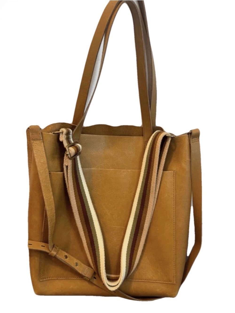 Madewell medium Tote in mustard Leather